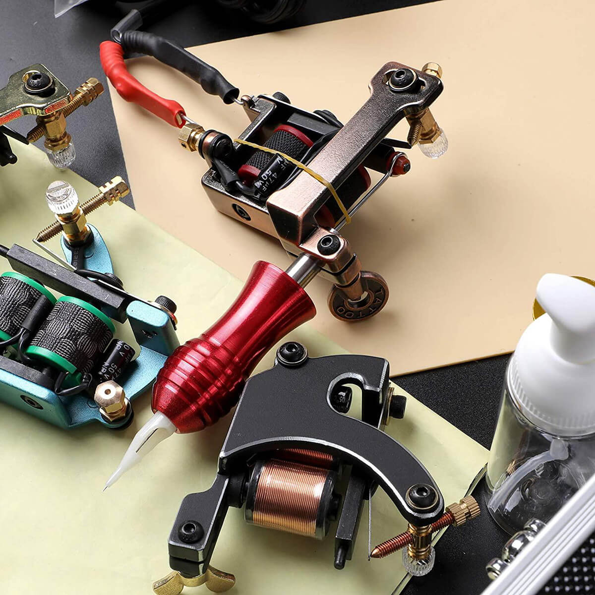 What is the development of tattoo machines?