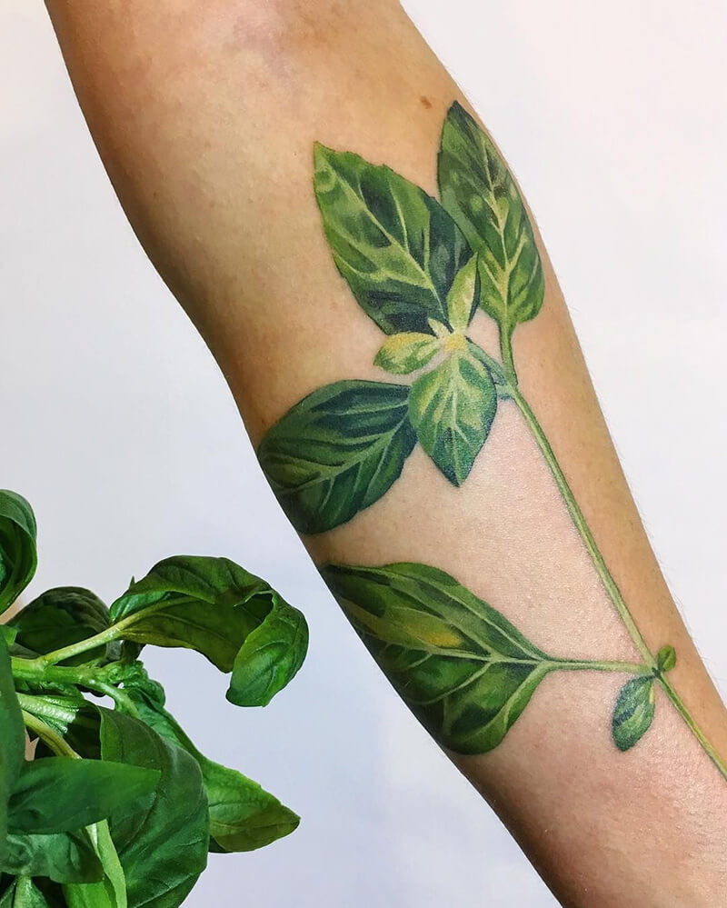 Green Tattoo Colors.