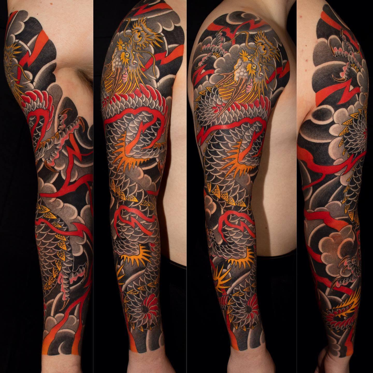 Japanese tattoo sleeve desigm