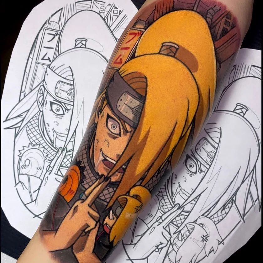 Naruto tattoo cool
