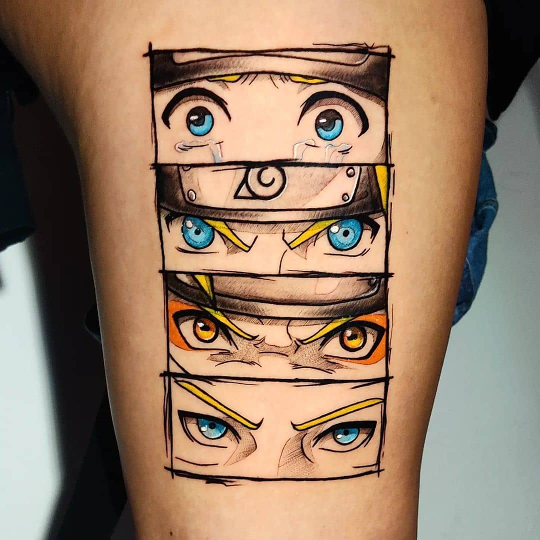 Naruto tattoo face