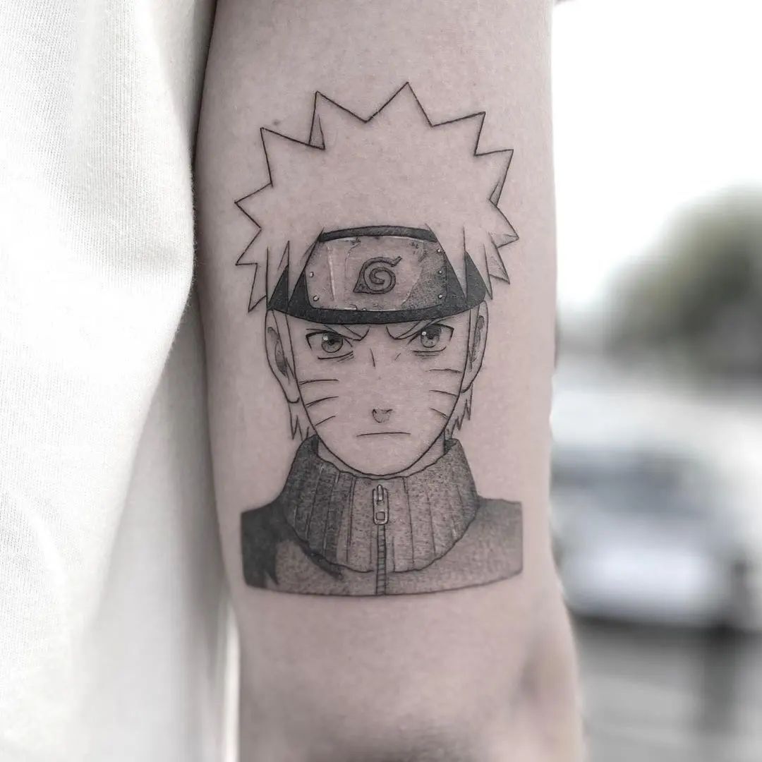 Naruto tattoo hand