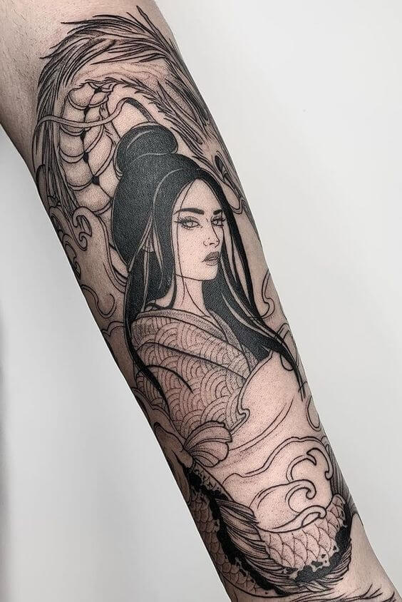 Oriental Tattoo Geisha ideas