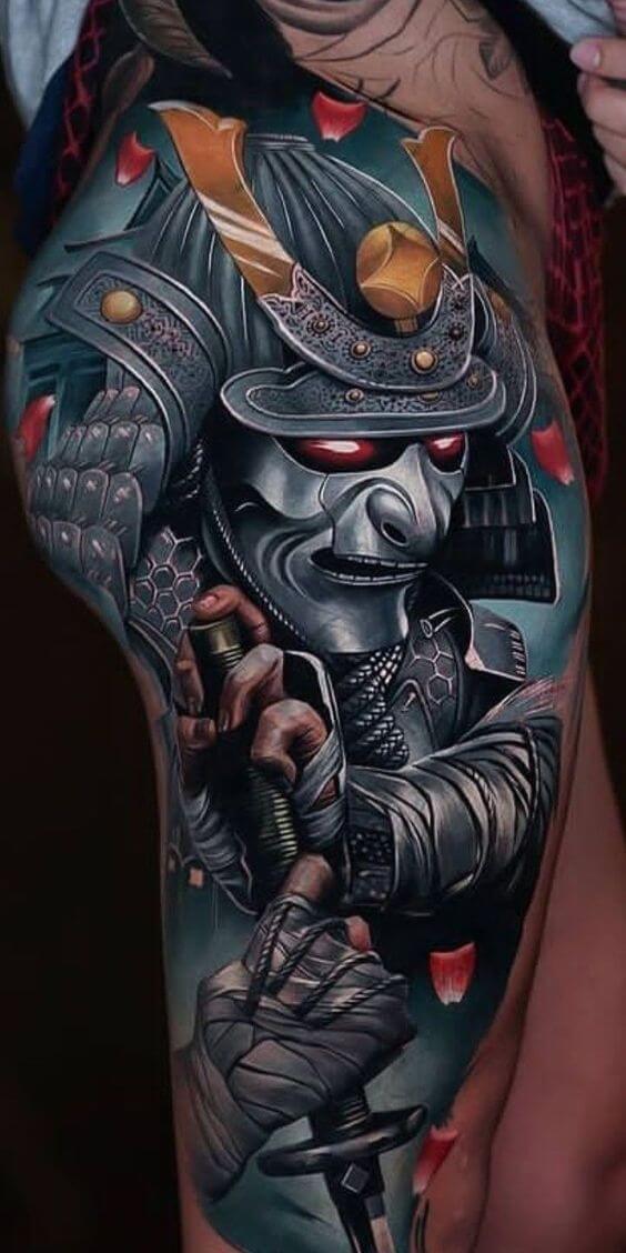 Oriental Tattoo Samurai Warrior