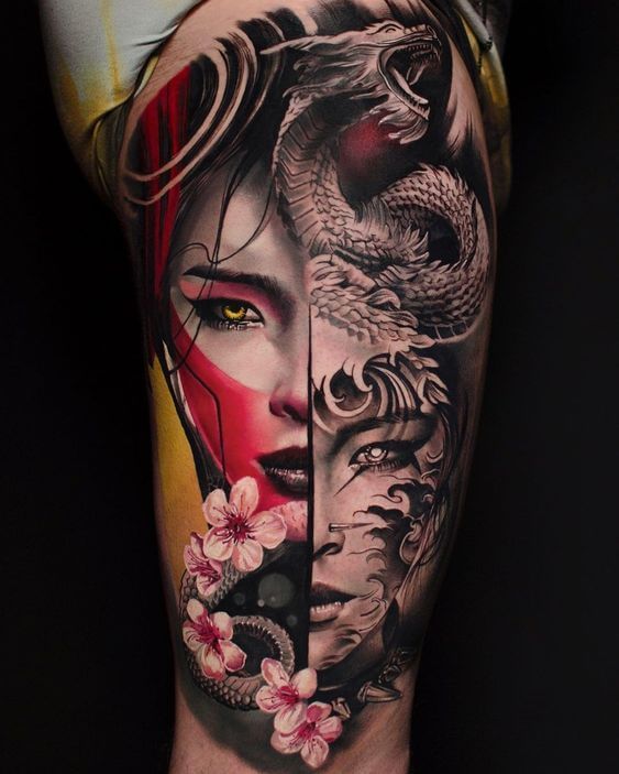 Oriental Tattoo dragon ideas