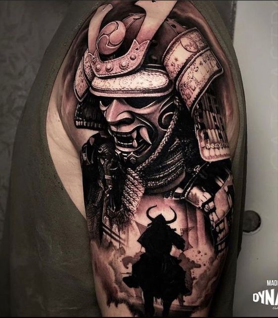 Oriental Tattoos Samurai Warrior design
