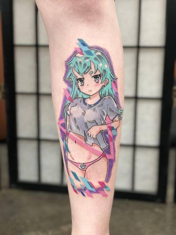 anime tattoo cute ideas