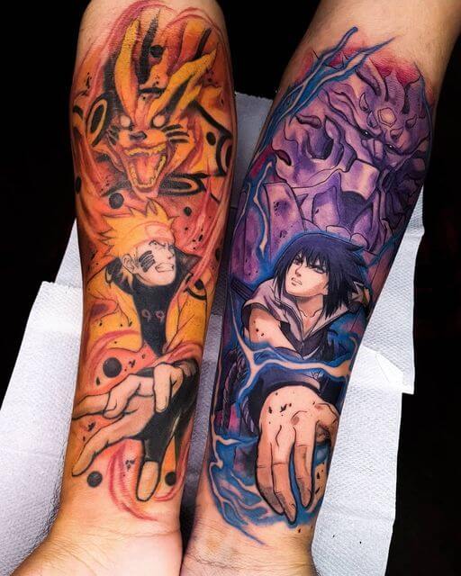 anime tattoo ideas shoulder