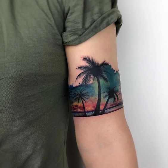 beach tattoo ideas design