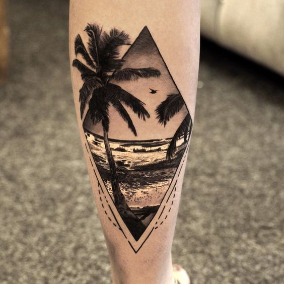 beach theme tattoo ideas