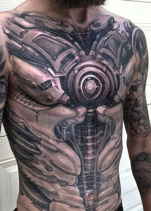 Exploring the Fascinating World of Biomechanical Tattoos | CTM-tattoo