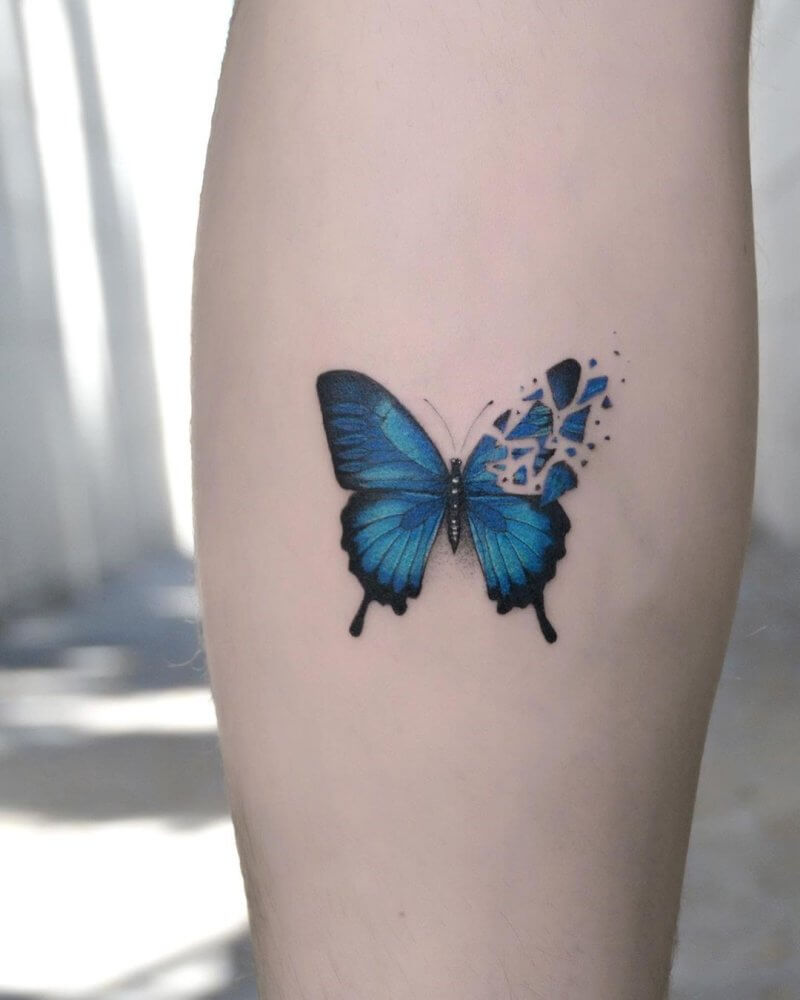 Best 55 Blue Butterfly Tattoos Designs, Meaning, Ideas [2023]