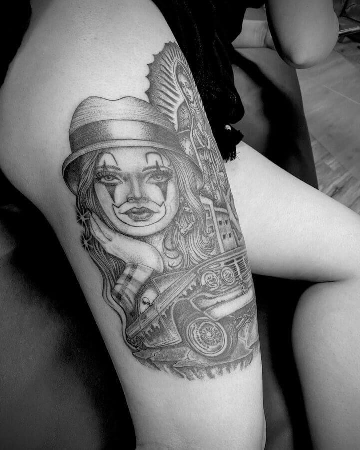 female chicano tattoo designs