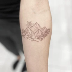 Geometric tattoo style
