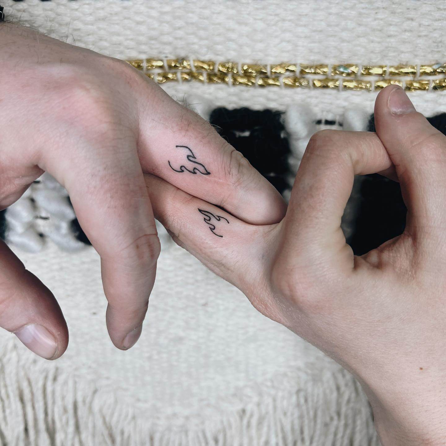 Tiny Treasures Meaningful Small Tattoo Inspirations : Tiny Flower inside  Finger I Take You | Wedding Readings | Wedding Ideas | Wedding Dresses |  Wedding Theme