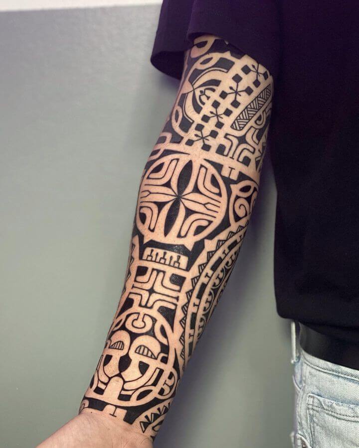 forearm tribal tattoo designs