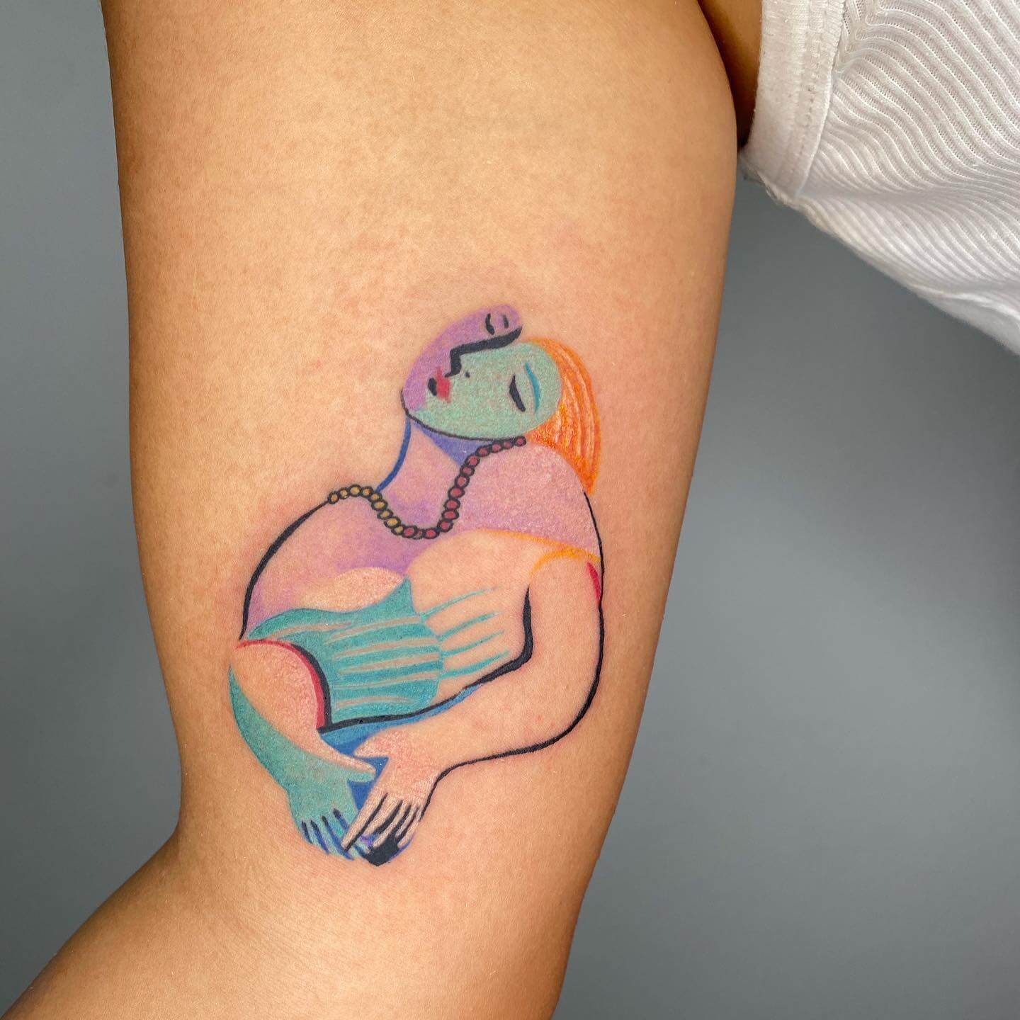 illustrative tattoo style women