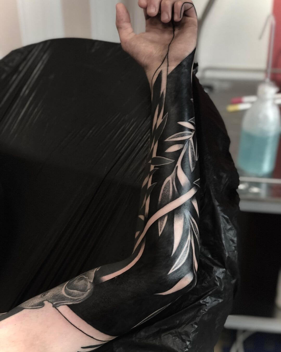 minimalist blackwork tattoos