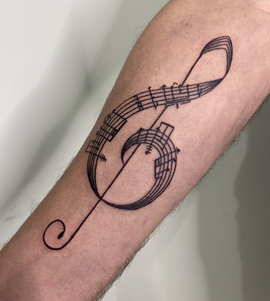 music note tattoo ideas