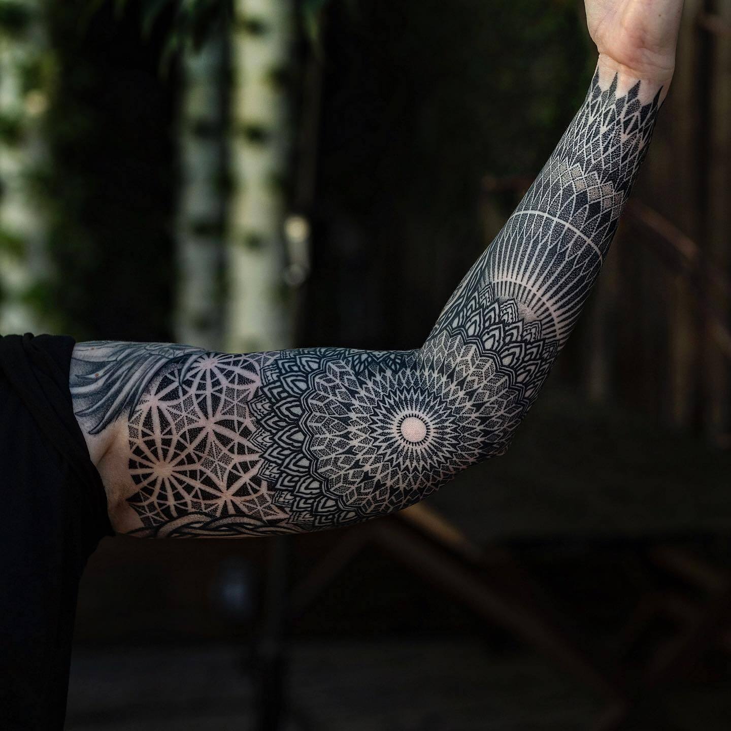 ornamental tattoo sleeve ideas