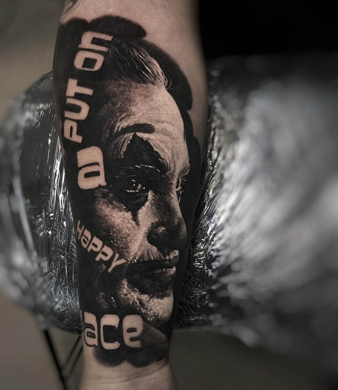 realism tattoos Joker