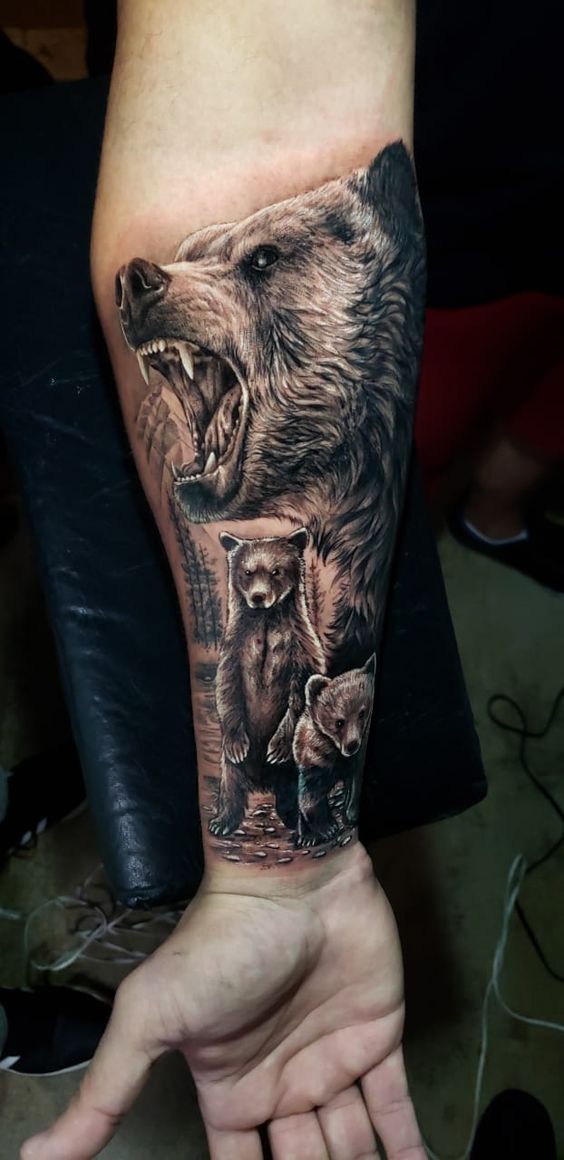 Best 90 Bear Tattoos