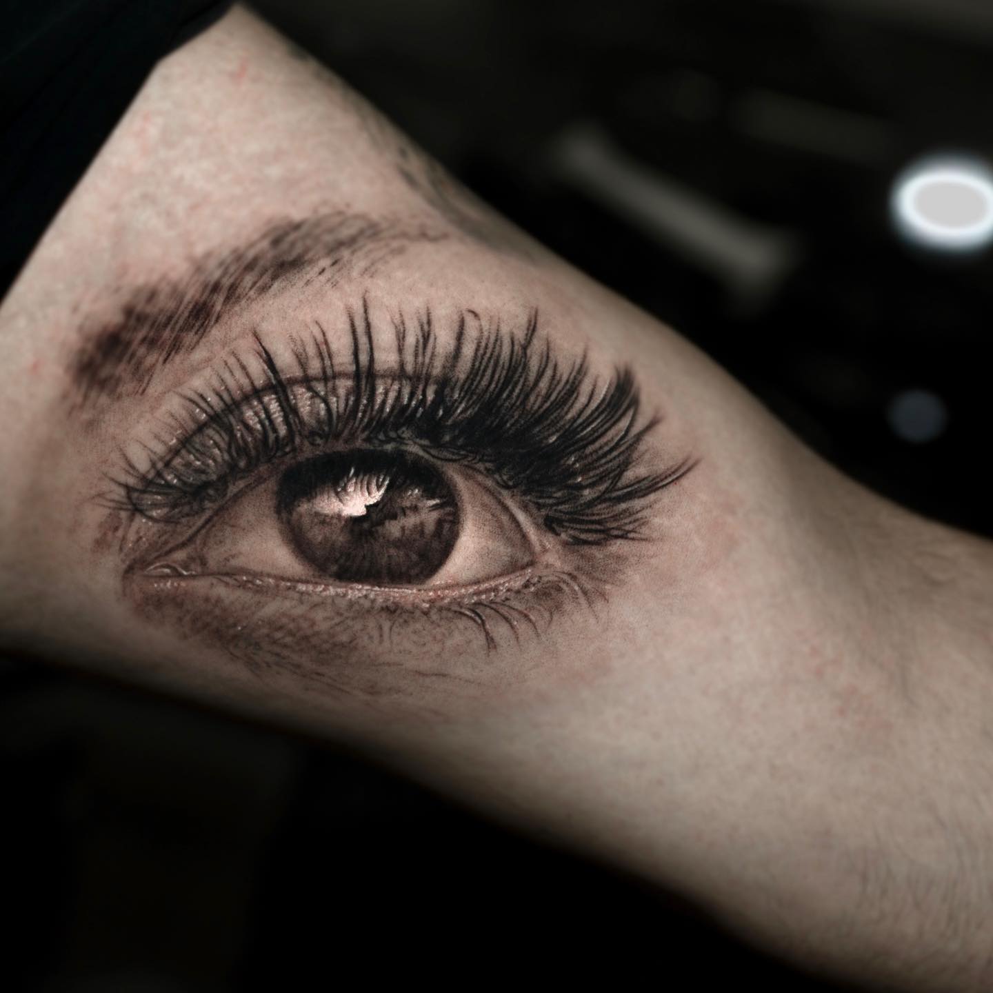 realistic tattoo eye for women