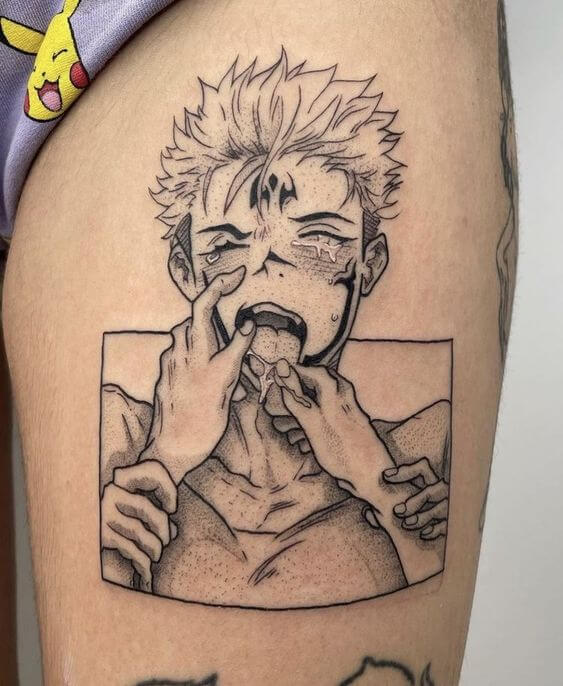 small tattoo ideas for men anime