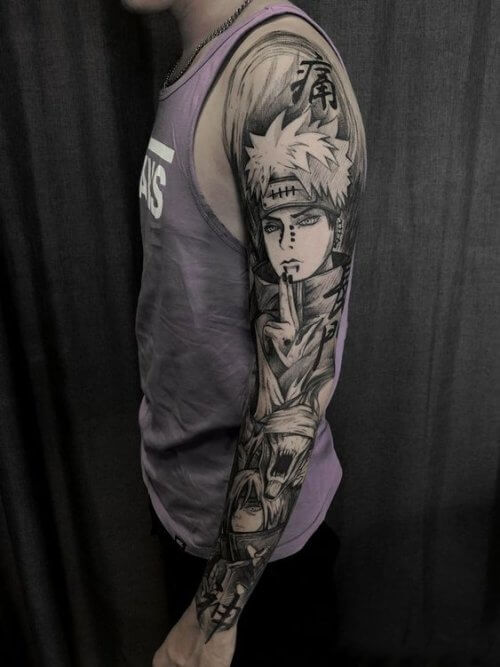 TOP Anime Tattoo Ideas A Guide For Anime Fans In 2023 Tattoo Ideas For Men Anime 500x667