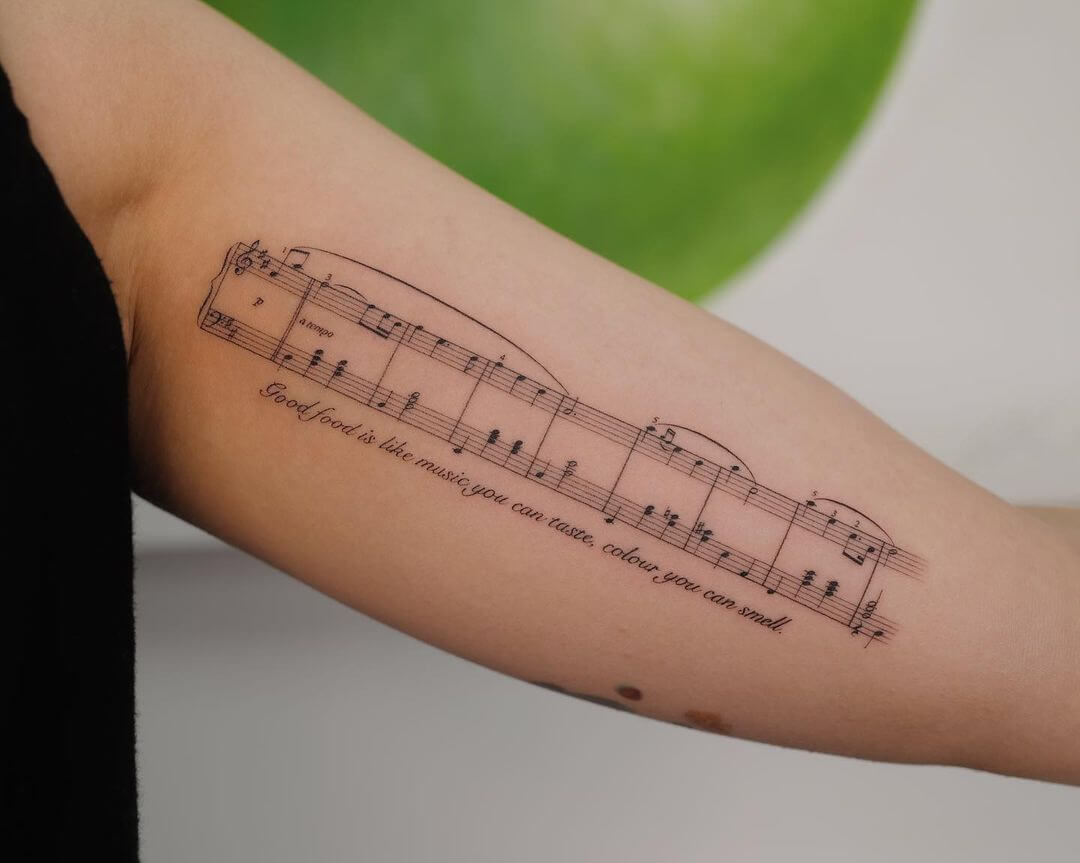 tattoo ideas music lovers