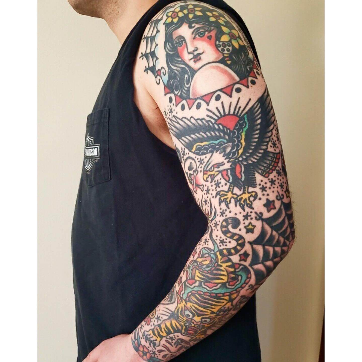 traditional tattoo sleeve ideas for men