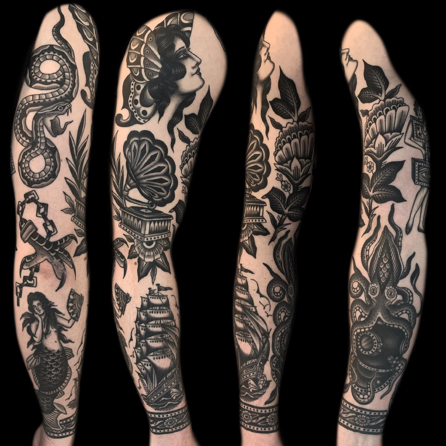Top 59 Traditional Tattoo Sleeve Ideas  2021 Inspiration Guide