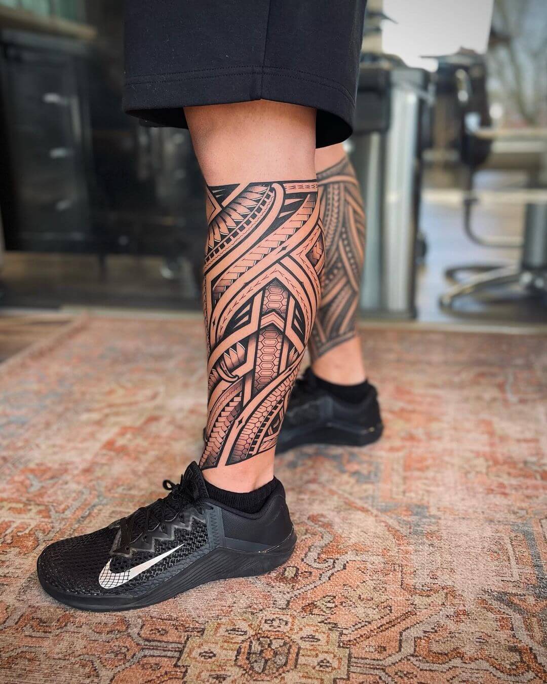 tribal leg tattoo ideas