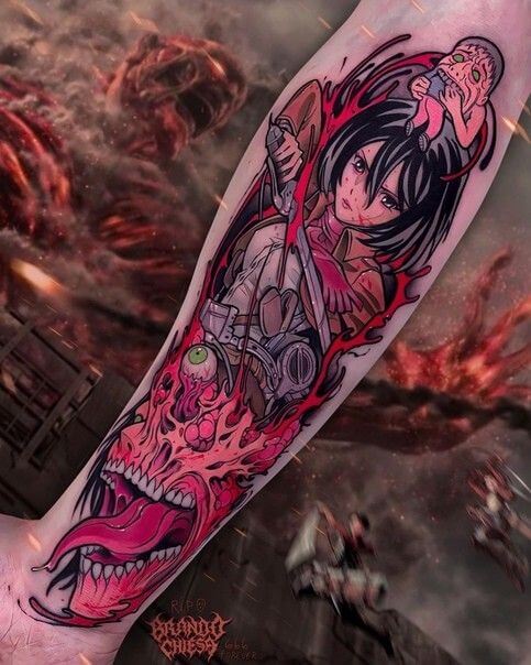 unique anime tattoo ideas