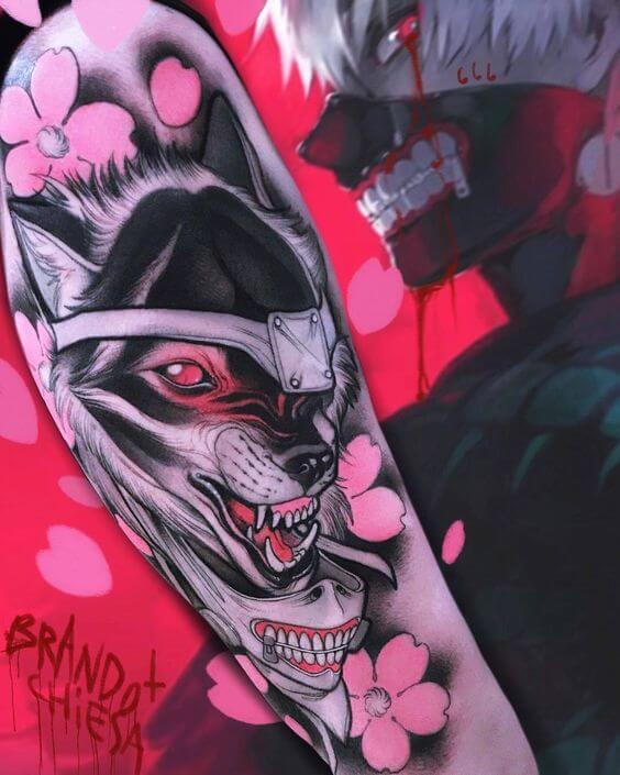 wolf anime ideas tattoo